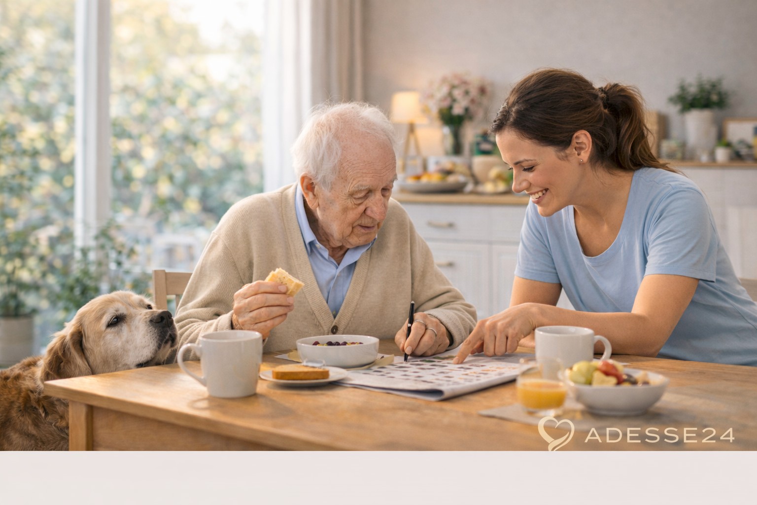 24-Stunden-Betreuung für Senioren zuhause in Solingen mit Betreuungskraft